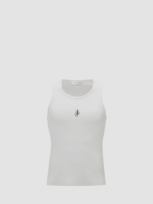 Anchor Embroidery Tank Top